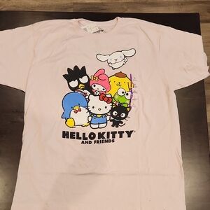 Hello Kitty Kids Pink T-Shirt, XL NWT
